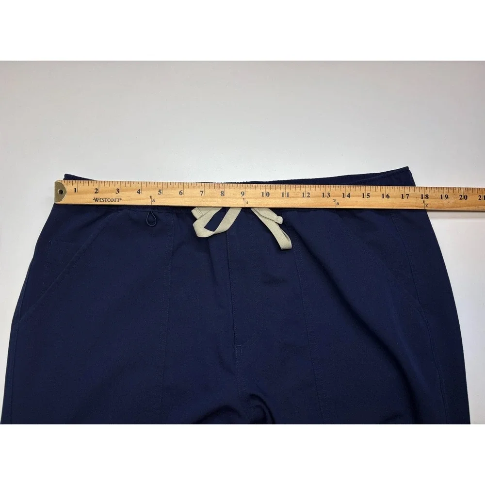 FIGS Scrub Pants Mens XL Short Blue Cairo Cargo Medical XL/S